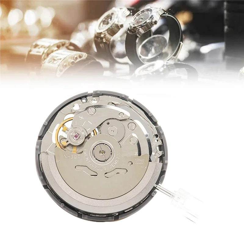 FULL-NH38/NH38A 무브먼트 자동 체인 업 무브먼트 고정밀 자동 기계식 시계 무브먼트