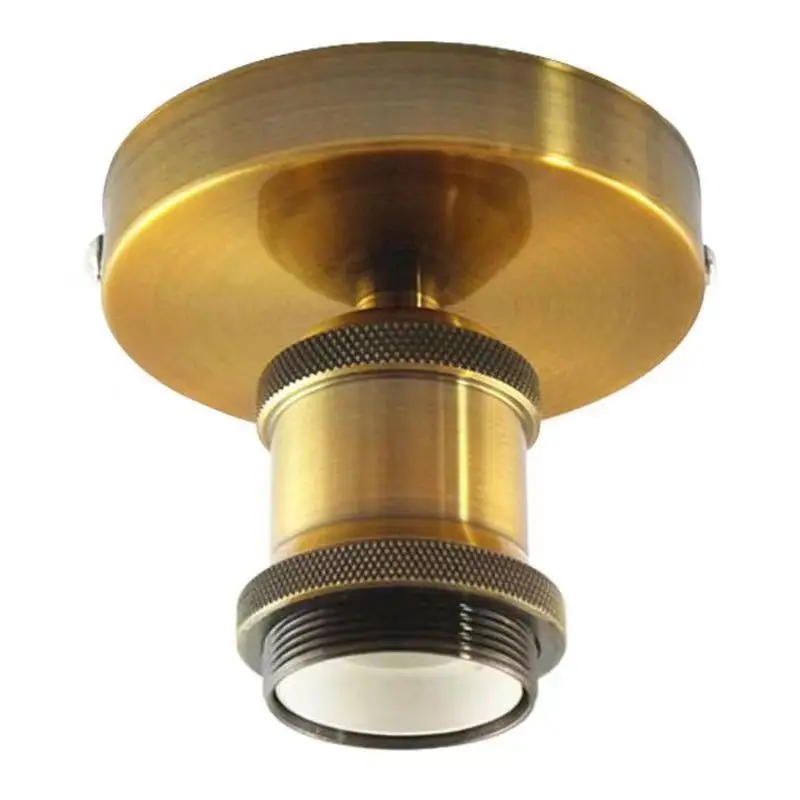 

Aluminum Shell Ceiling Lamp Holder E27 Socket Retro Lamp Head Lighting Accessory