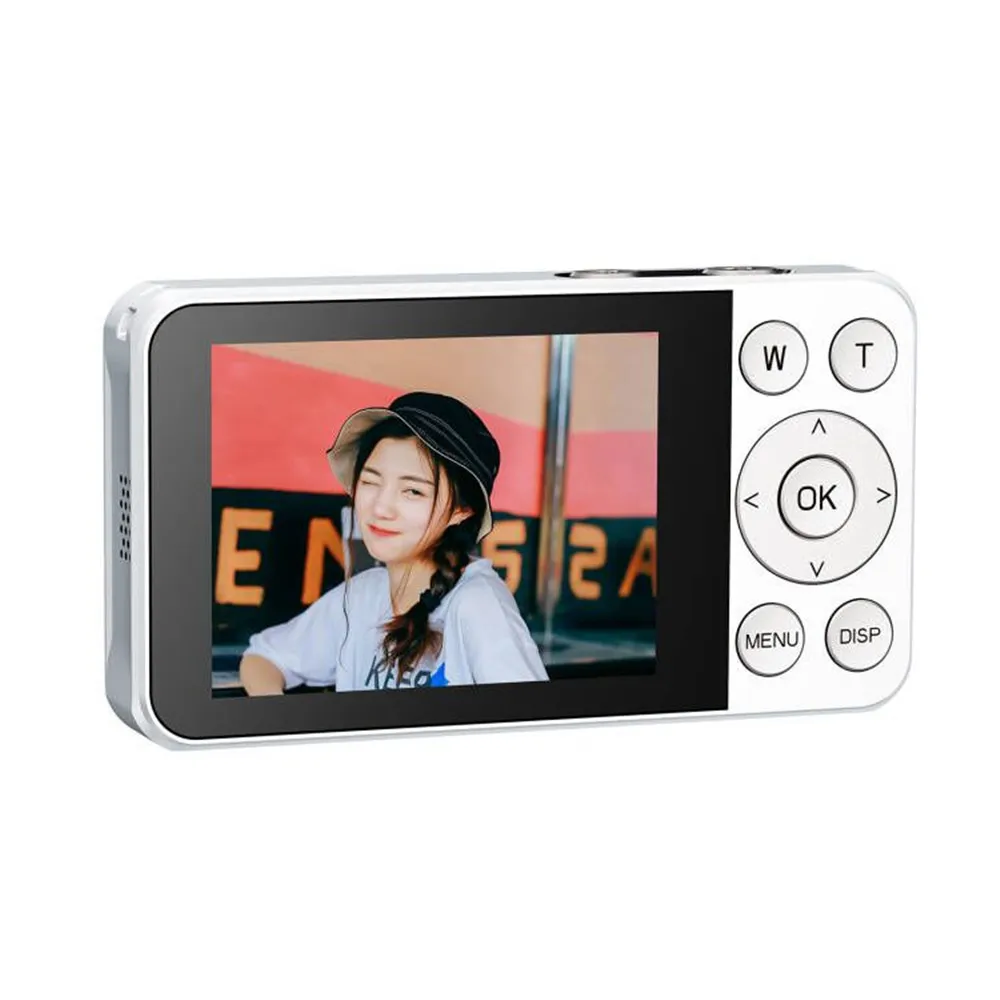 Yaergor A56 4K 30FPS Digital HD Camera Fill Light Type-C 2000mAh Long Battery Life Multi Filter Camcorder for Children Gift