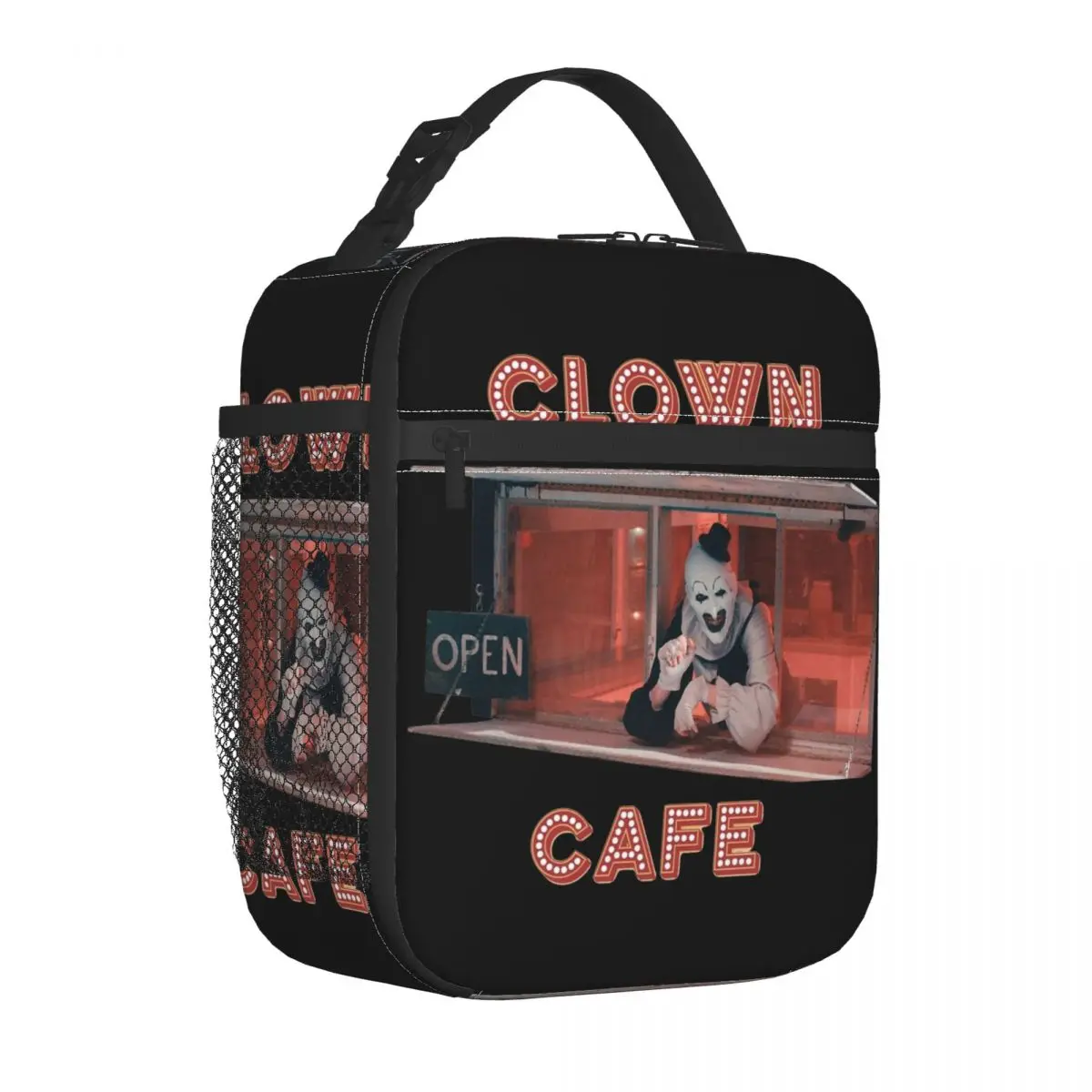 

Термоизолированные сумки для обеда Terrifier Clown Cafe для пикника, портативный бенто-бокс-холодильник, термокоробки для обеда