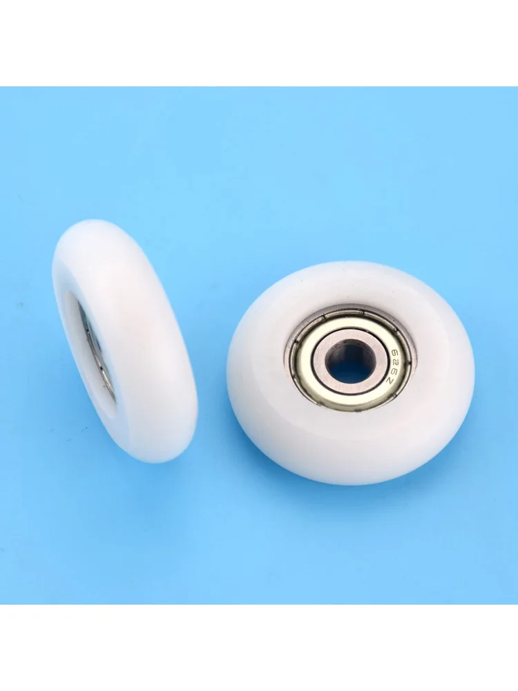 بكرة تحمل مطلية بالمطاط للطابعة ثلاثية الأبعاد ، المطاط ، إكسسوارات الأبواب والنوافذ ، بوم نايلون ، بولي بروبلين ، 6x34x10 ، 1 way