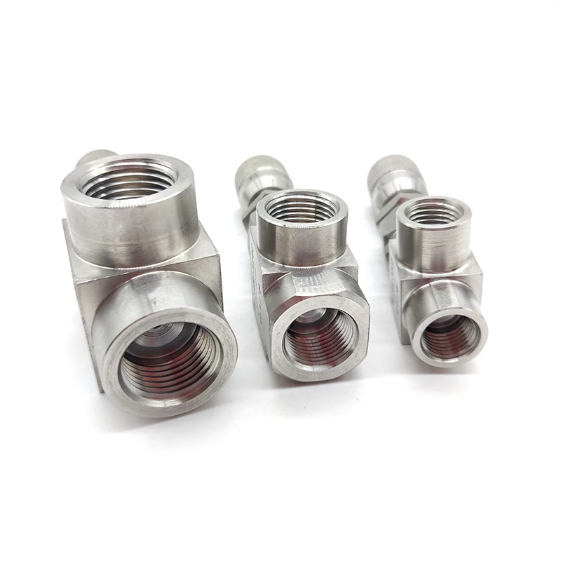 304 Stainless Steel Right Angle Type Micro regulating valve female thread 1/4