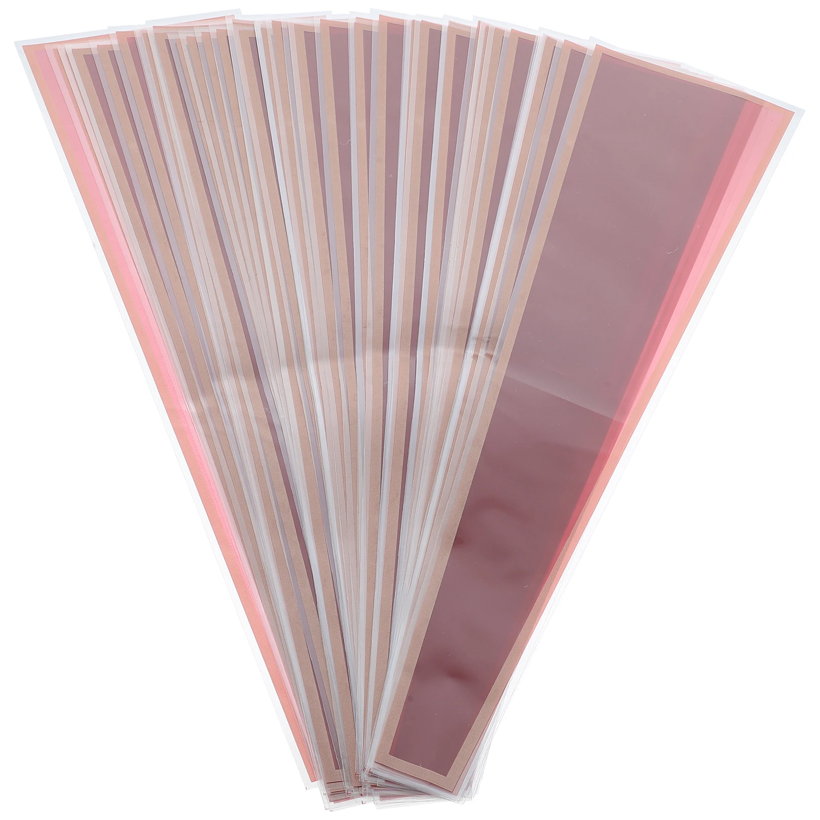 

50Pcs Clear Plastic Flower Bags Single Rose Sleeve for Romantic Gestures Wedding Favors Floral Arrangement Essentials