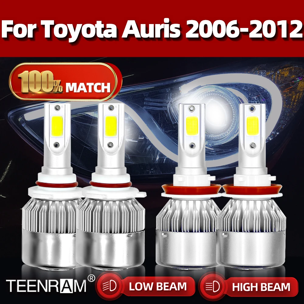 

Canbus LED Headlight Bulbs 240W 40000LM Auto Lamps 6000K Car Lights 12V For Toyota Auris 2006 2007 2008 2009 2010 2011 2012