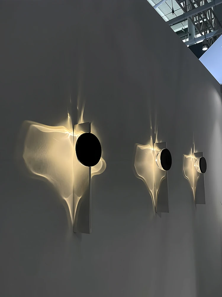 Art créatif ondulation applique murale minimaliste mur LED applique chambre chevet fond allée porche couloir atmosphère applique murale