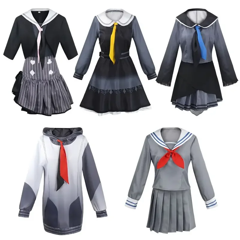 Colorful Stage Project Sekai Cosplay Mizuki Mafuyu Kanade Ena Hoshino Ichika JK Uniform Cosplay Costume Wig Halloween Outfit