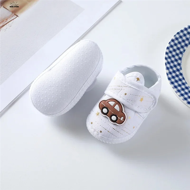 0-12Month Baby Girl Boy Shoes First Walkers Cotton Soft Newborn Baby Shoes Cute Infant Toddler Baby Shoes for Girls Boys Spring