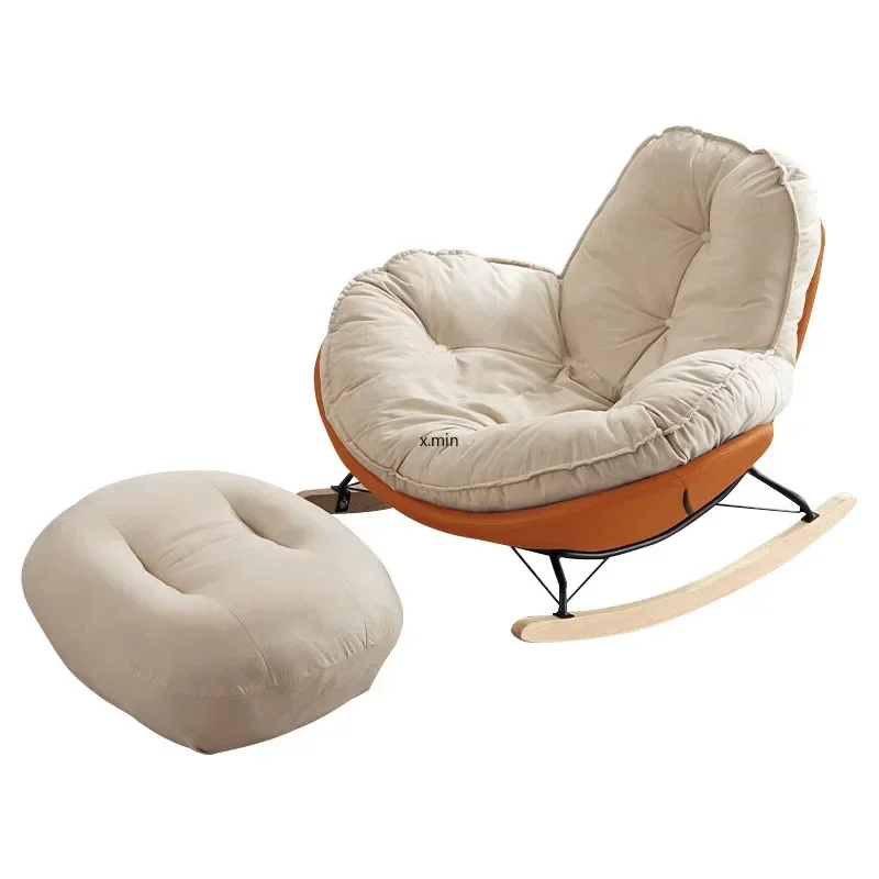 Lazy Couch Penguin Rocking Chair Adult Lounge Snail Balcony Home Indoor Leisure Rocking Chair Lounge Chair Rocking sofa daybed