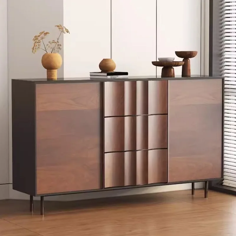 simple creative dining side  solid wood locker wineItalian living room decorative cabinet bucket cabinet