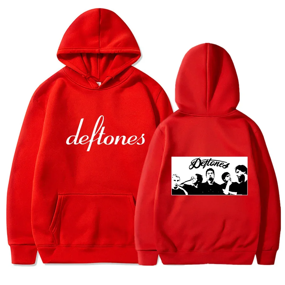 2025 DEFTONES Pullover Sweatshirt  Autumn and Winter Hoodie Men's  Casual Fashionable Trendy  Warm Sweatshirt Men's clothing