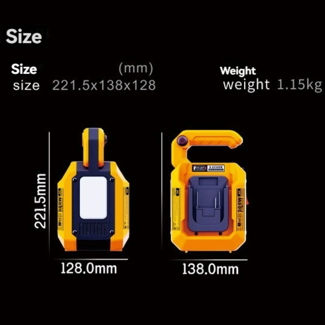 لبطارية ديوالت 20 فولت 14-21 فولت تيار مستمر إلى تيار متردد 220 فولت 500 وات عاكس طاقة ذكي USB محول جهد السيارة تعديل موجة جيبية #4