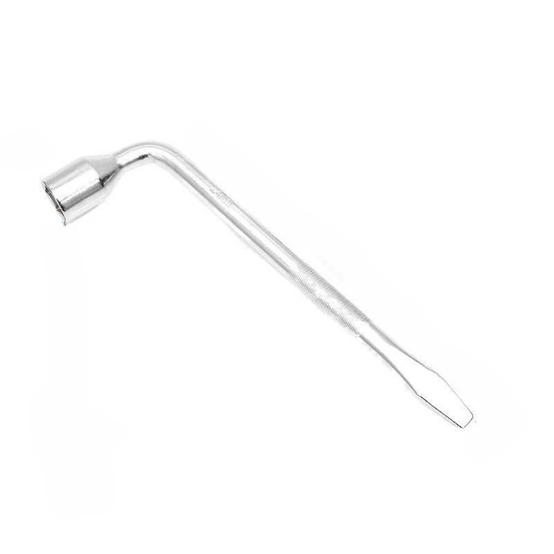 For L-Type Tire Wrench 17 19 21 22 24mm Socket Pry Bar Flat Head Car Tire Change Tool