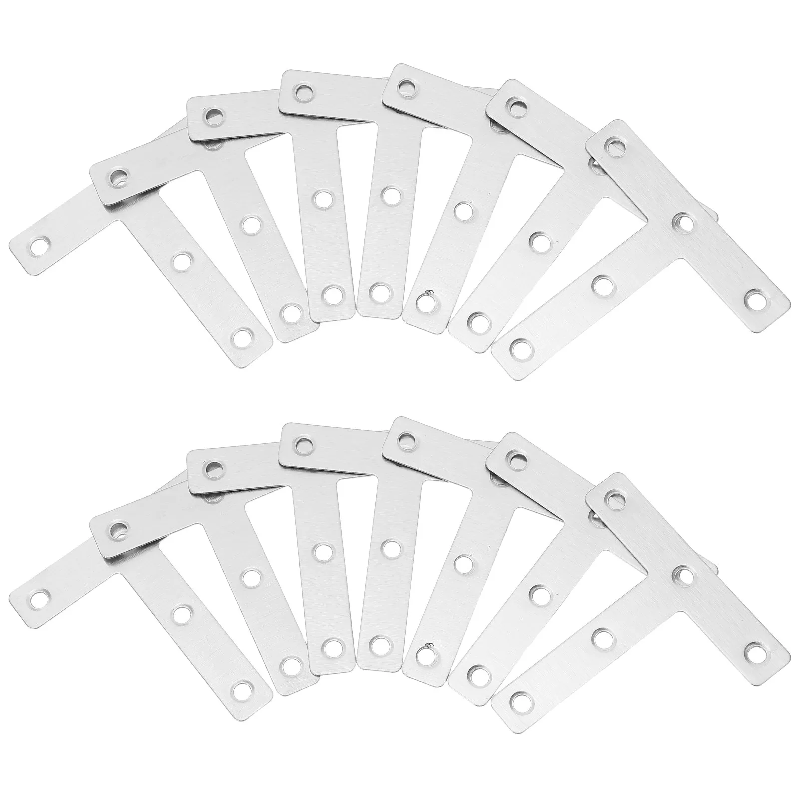 

30 шт. Усиленные угловые кронштейны из нержавеющей стали, Т-образные, для тяжелых нагрузок, для мебели, полок, шкафов, металлические соединители