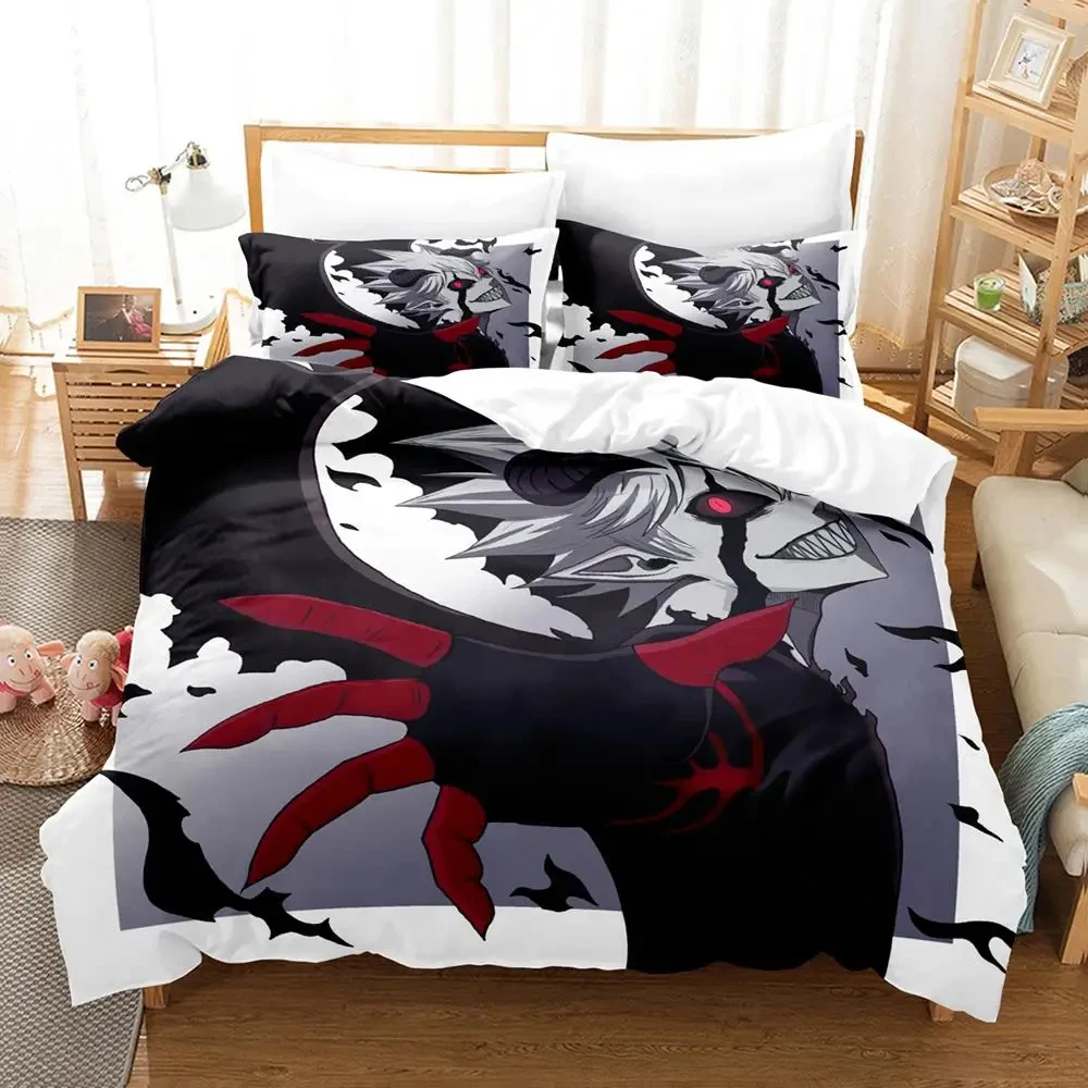 Black Clover Bedding Set Single Double Full Queen King Size Anime Duvet Cover Set for Adults Boys 2024 Quilt Cover Pillowcase