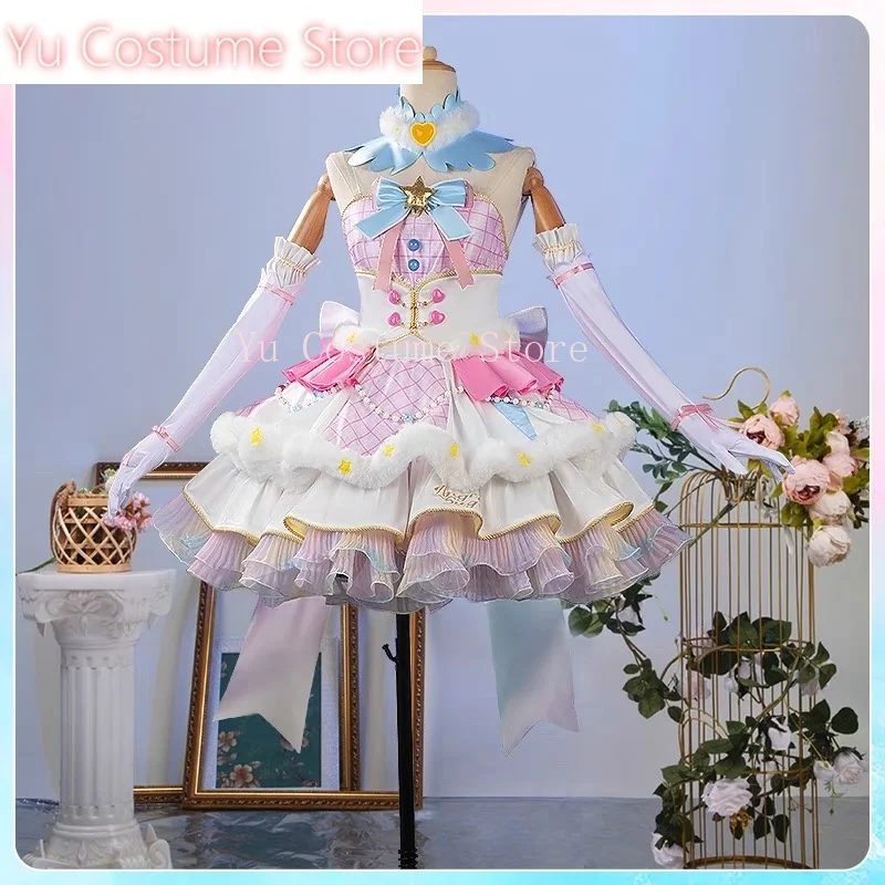 Yu Costume Aikatsu! Series Hoshimiya Ichigo Shining Declara Cosplay Cos Game Anime Party Uniform Hallowen Play Role Clothes