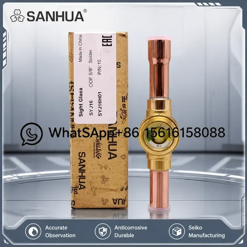 Original SANHUA SYJ6H01 SYJ10 SYJ12 SYJ16 SYJ19 SYJ22 Refrigeration Electronic Expansion Valve Sensor Three Flower Vision