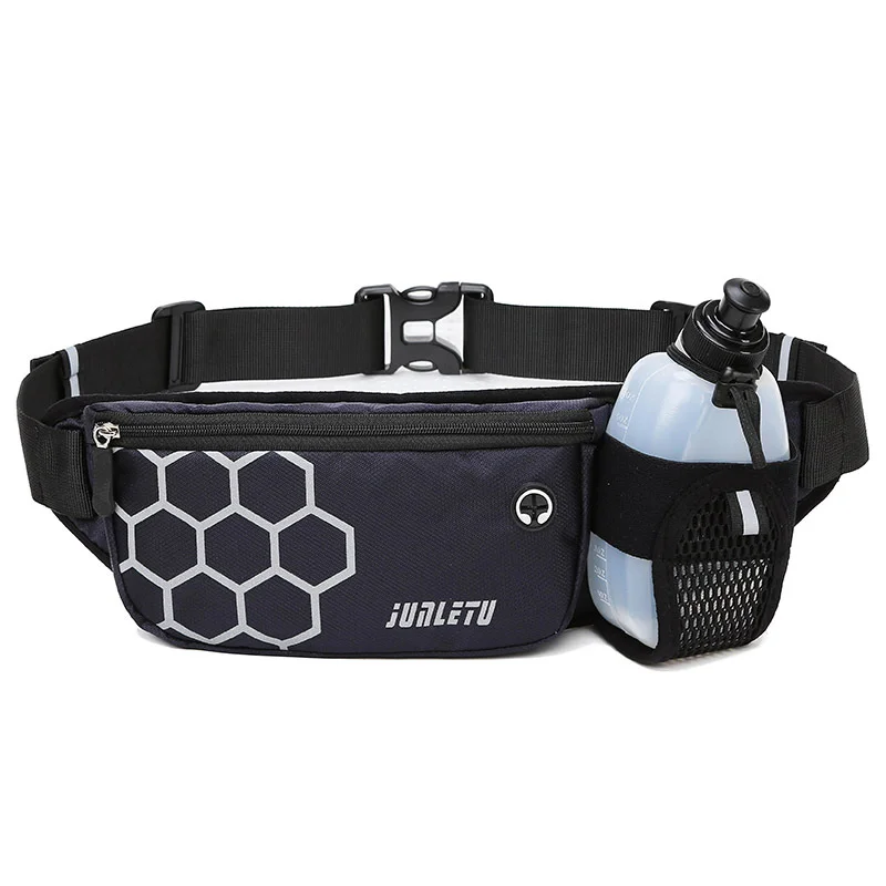 

New Water Bottle Running Waist Bag, Waterproof Sports Belt Bag with Phone Pocket, Multifunctional Marathon Waist Pack, Lightweight Outdoor Fitness Waist Pouch for Running, Hiking, Cycling, Walking, Travel and Daily Exercise