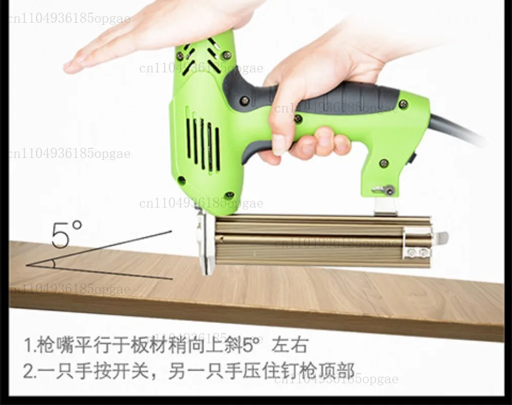 Electric  Dual-purpose Straight nail gun Row nail Steel nail Grab code gun Nailing machine Woodworking