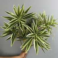 Artificial Green Plants Tropical Lily Bamboos Floral Wedding Decor Simulation Brazil Wood Rich Bamboo Plant Cafe Decoration