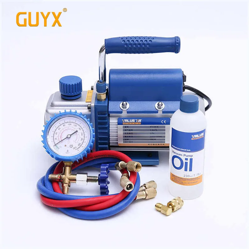 1L Small Air Extraction Air Conditioning Car Air Conditioning Refrigerator With Refrigerant Fluorine Refrigerant Vacuum