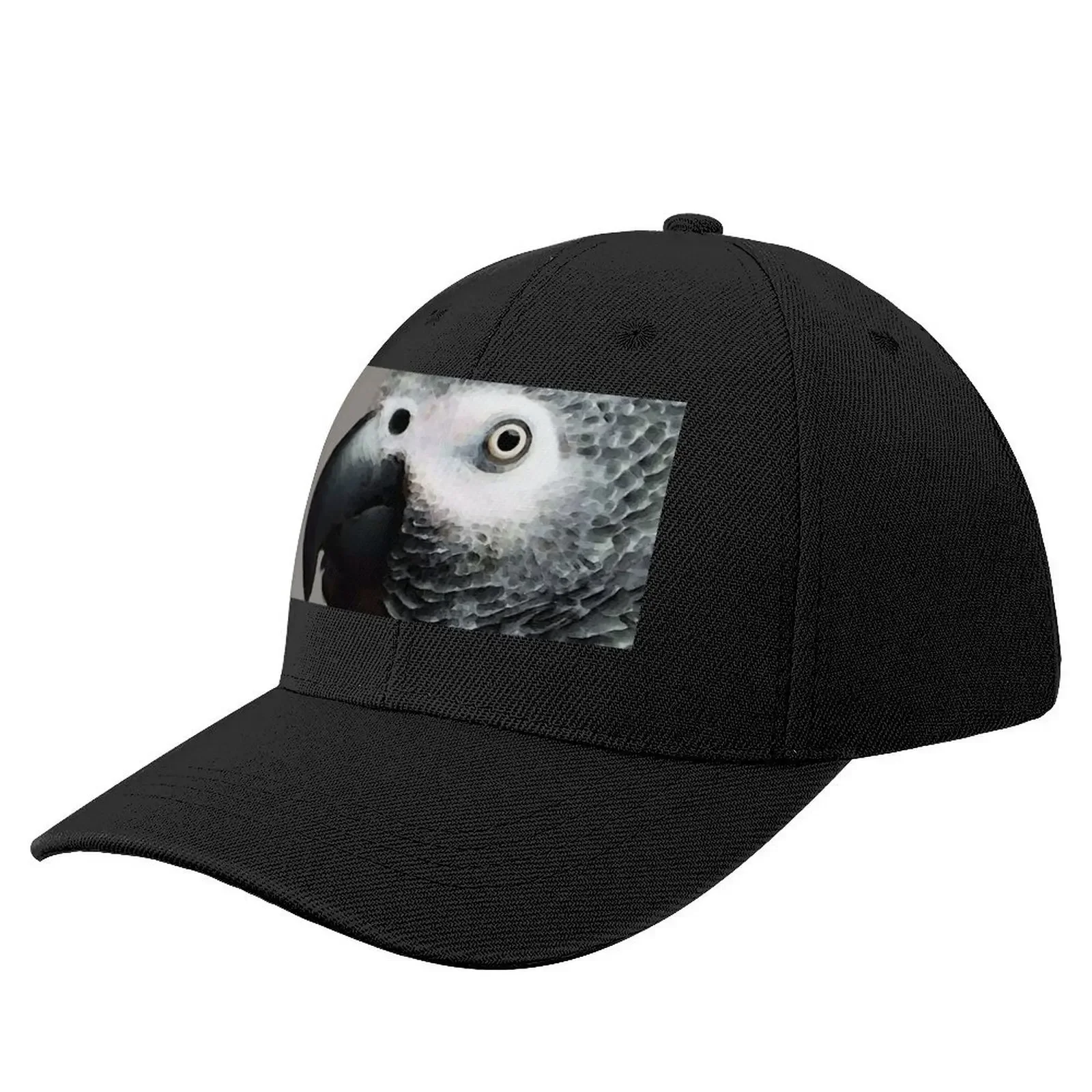 African Gray Parrot Art - Softy Baseball Cap summer hat Fishing cap beach hat Men's Hats Women's