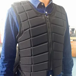 Gilet da equitazione, gilet equestre gilet di sicurezza per equitazione protezione per il corpo equestre smorzamento equipaggiamento protettivo imbottito in EVA