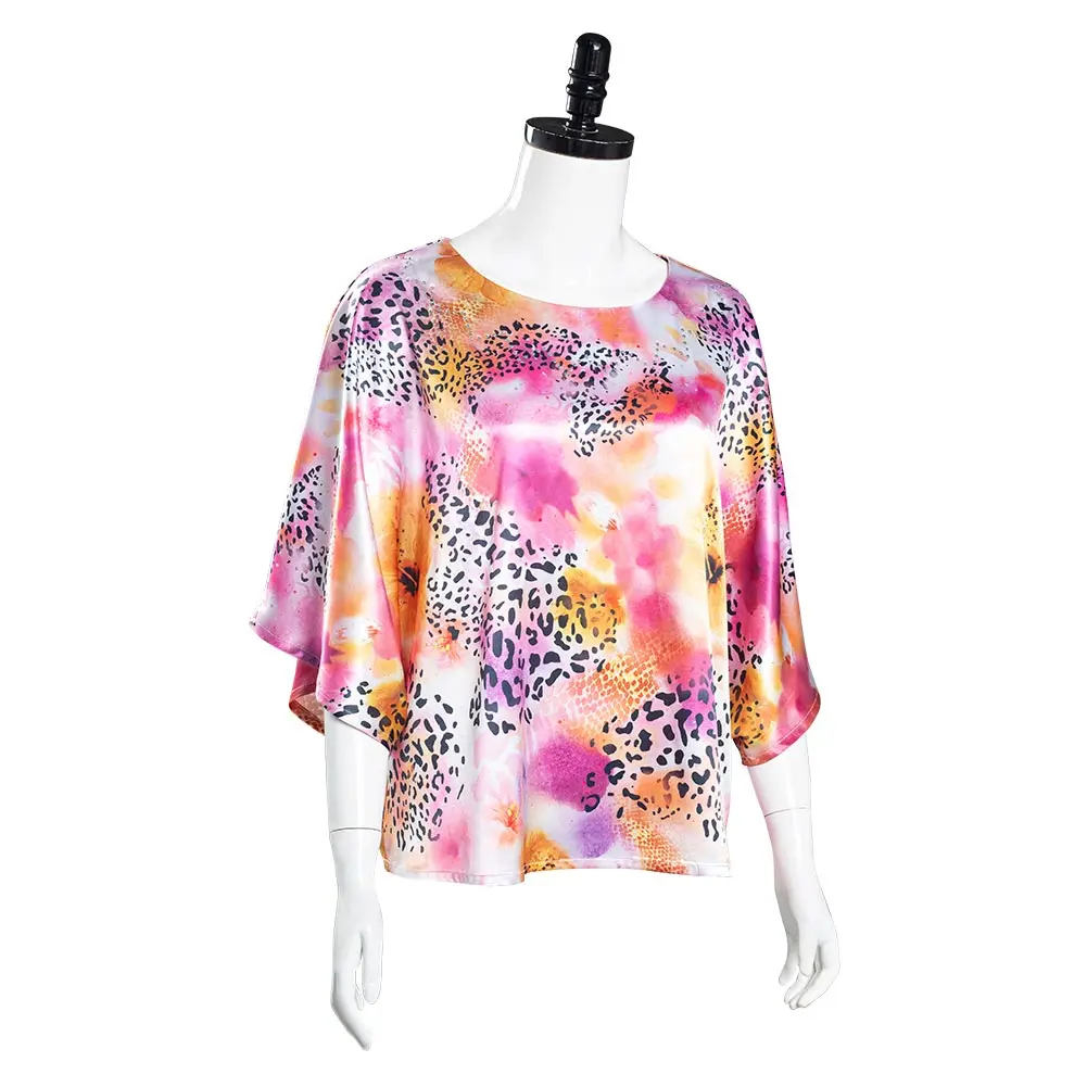 Carole Baskin Shirt Cosplay Fantasy Costume Disguise for Adult Women Tops T-Shirt Summer Casual Outfits Halloween Clothes