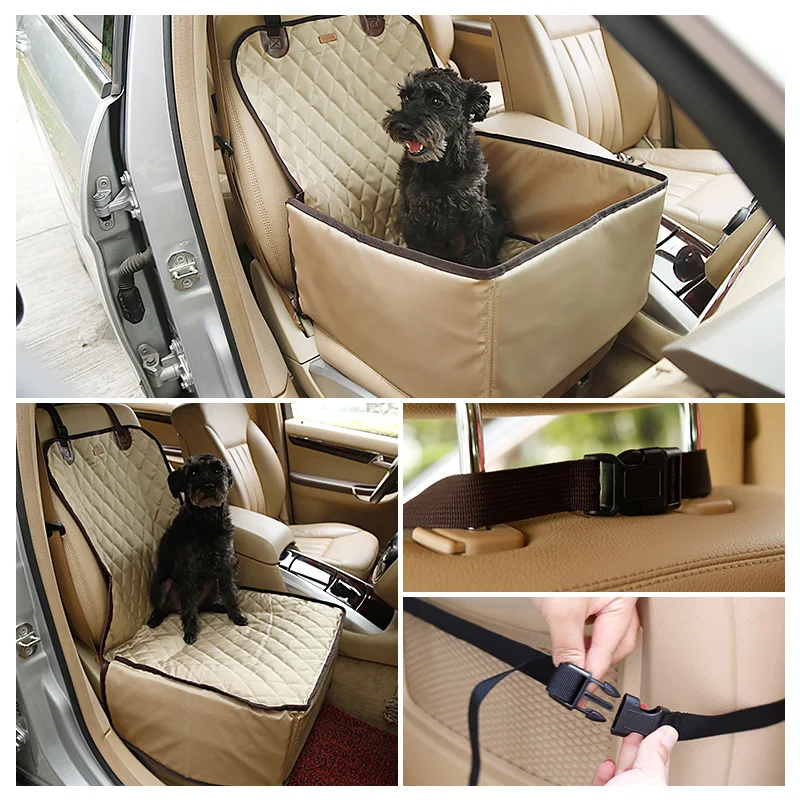 Doglemi pet car mat dog car seat mat car dog mat front and rear pet car mats