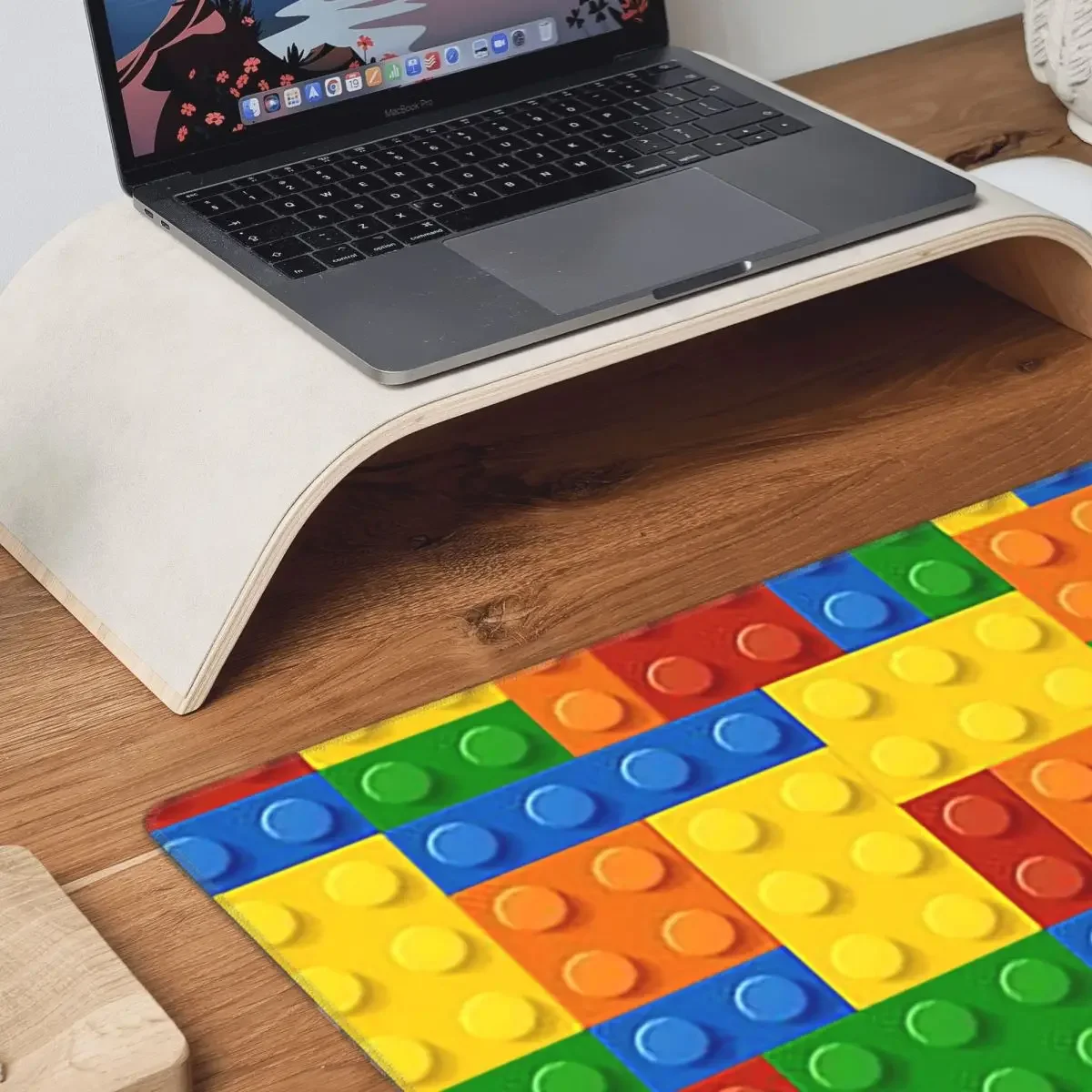 Building Blocks Construction Brick Large Mouse Pad Computer Keyboard Mouse Mat Gaming PC Laptop Desk Mat Office Table Mats