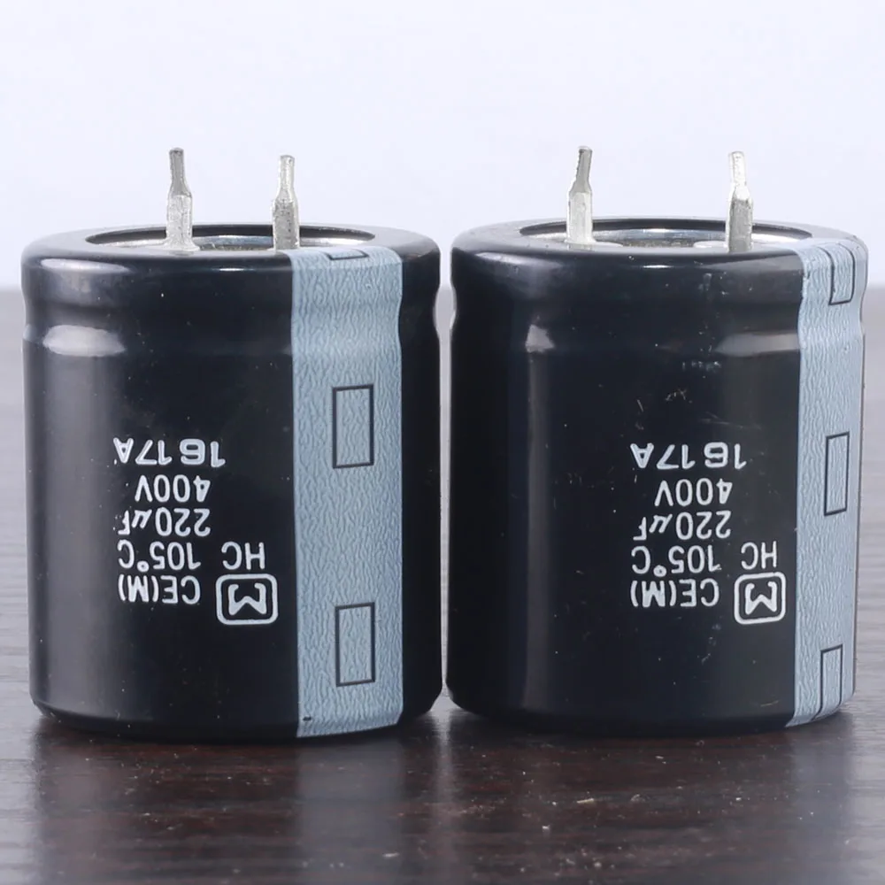 

2pcs Panasonic HC 220mfd 400v 220uf 25x35mm electrolytic capacitor 105C