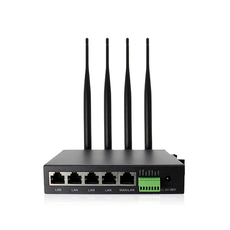 برنامج إنجليزي قابل للتخصيص 300 ميجابت في الثانية جدار الحماية الصناعي Vpn أجهزة التوجيه 4G Lte مودم واي فاي لاسلكي جهاز توجيه 4G صناعي