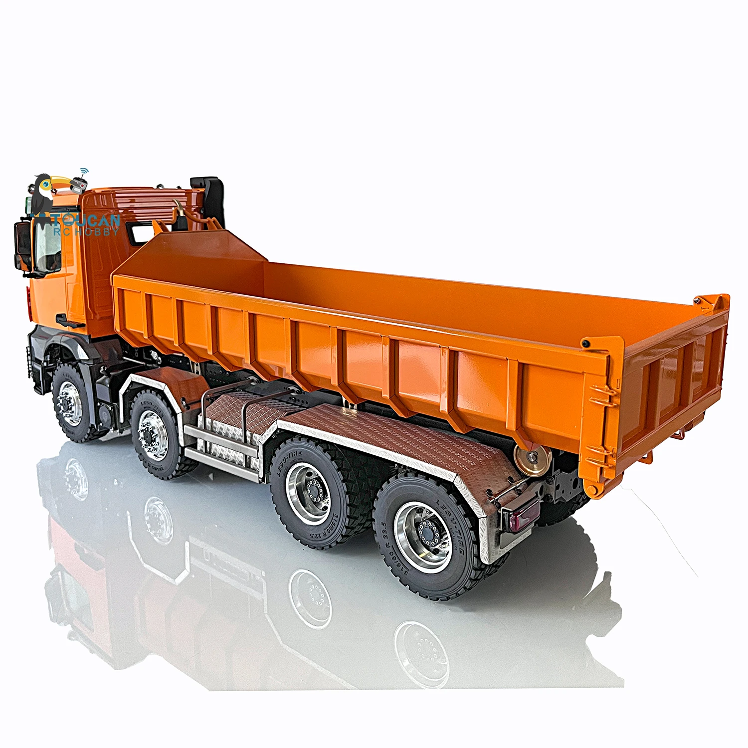 

Toy 8*8 Lesu 1/14 Hydraulic Rc Dumper Truck Roll On/Off Tipper Painted And Assembled Tamiyaya Toucan Controlled Model