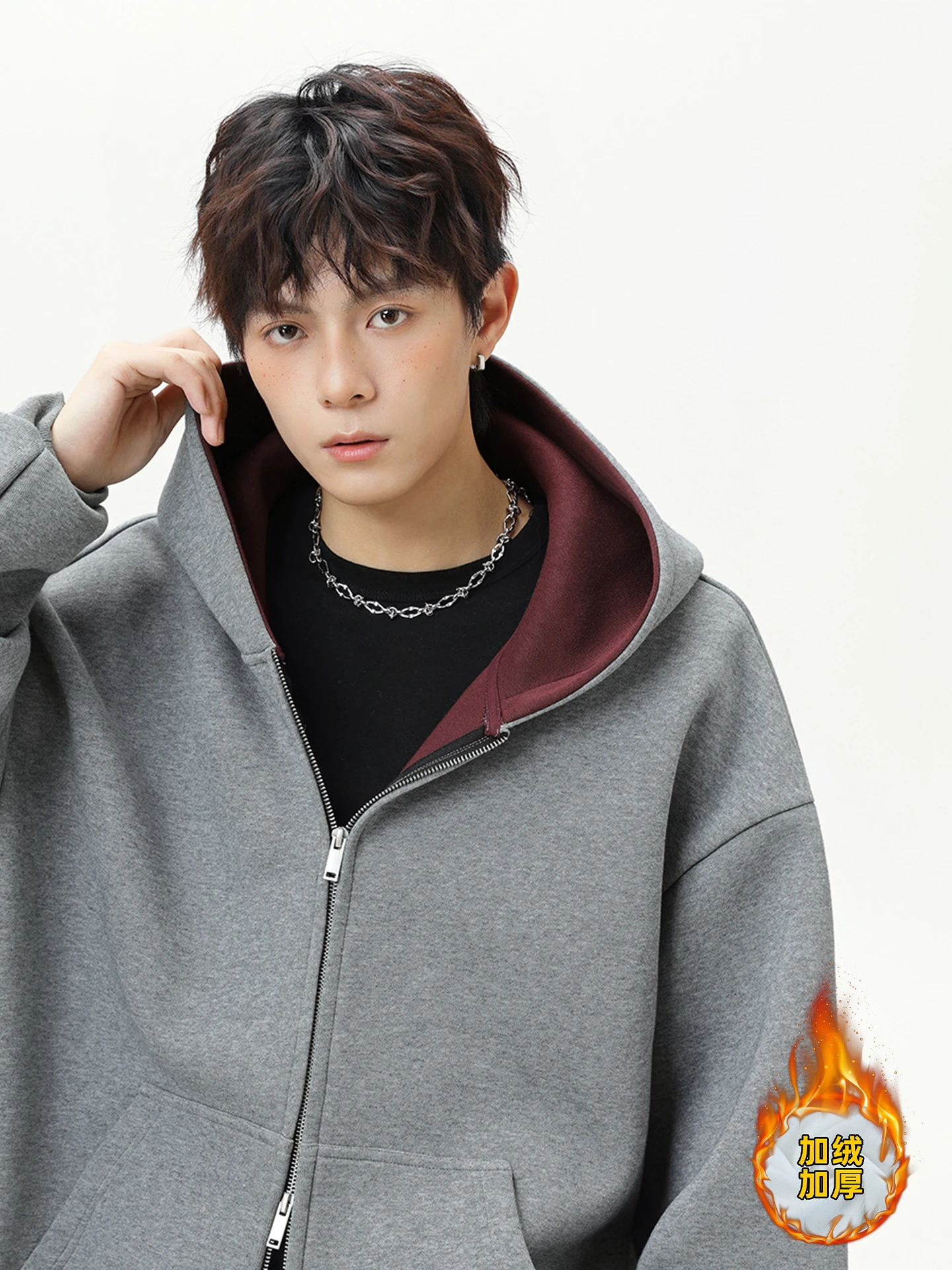 Men's Fce Lined Hoo… - image