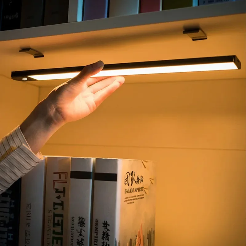 ไฟ LED ขนาด 20 ซม./40 ซม. ไฟกลางคืนใต้ตู้ ไฟเซ็นเซอร์ตรวจจับความเคลื่อนไหว ไฟกลางคืนสำหรับตู้เสื้อผ้า ไฟตู้ครัว ไฟแม่เหล็ก
