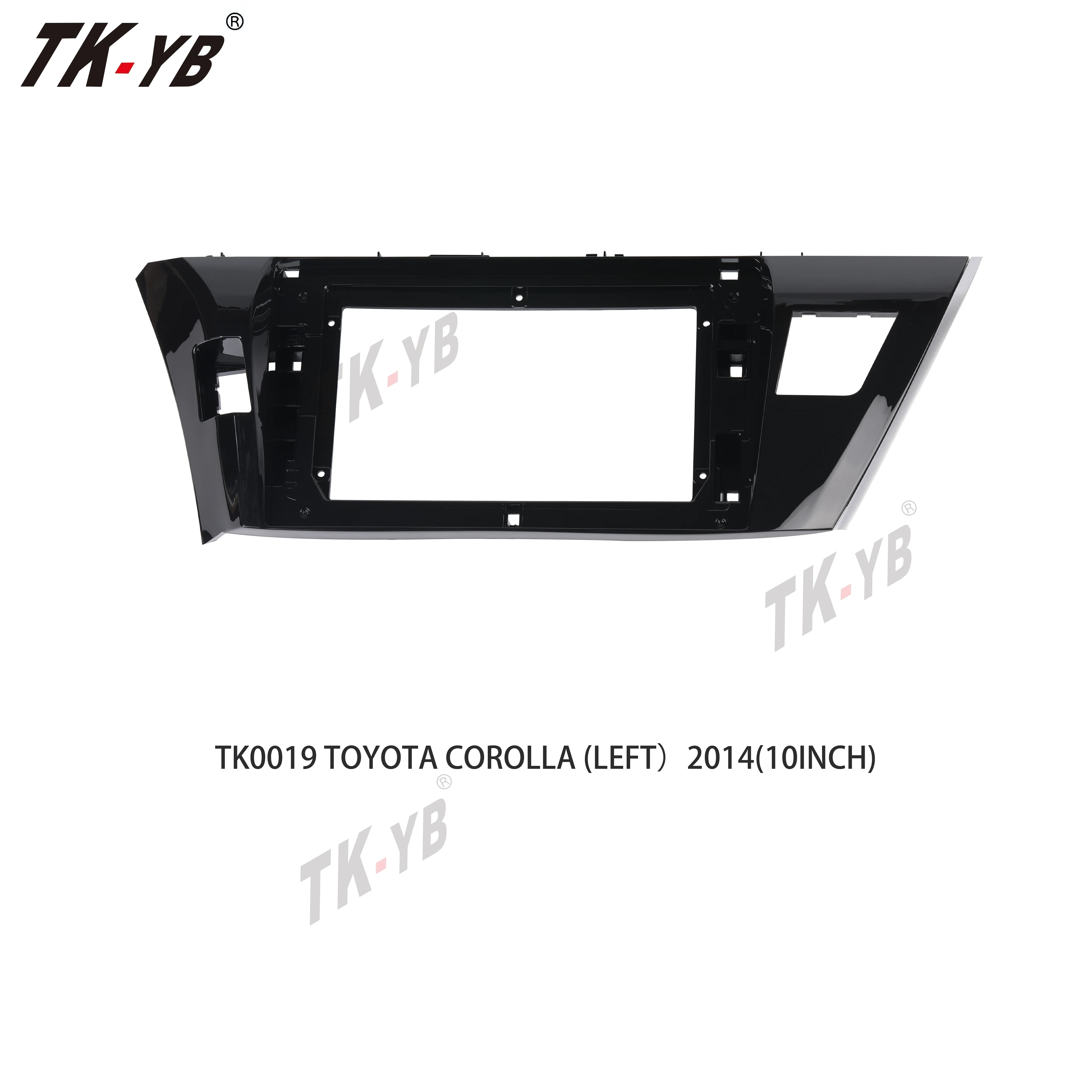 

2 DIN Car Radio Audio Frame for Toyota Corolla LEFT 2014 Plastic Frame Face Bracket for 10.1 Car Radio Player Car DVD Play