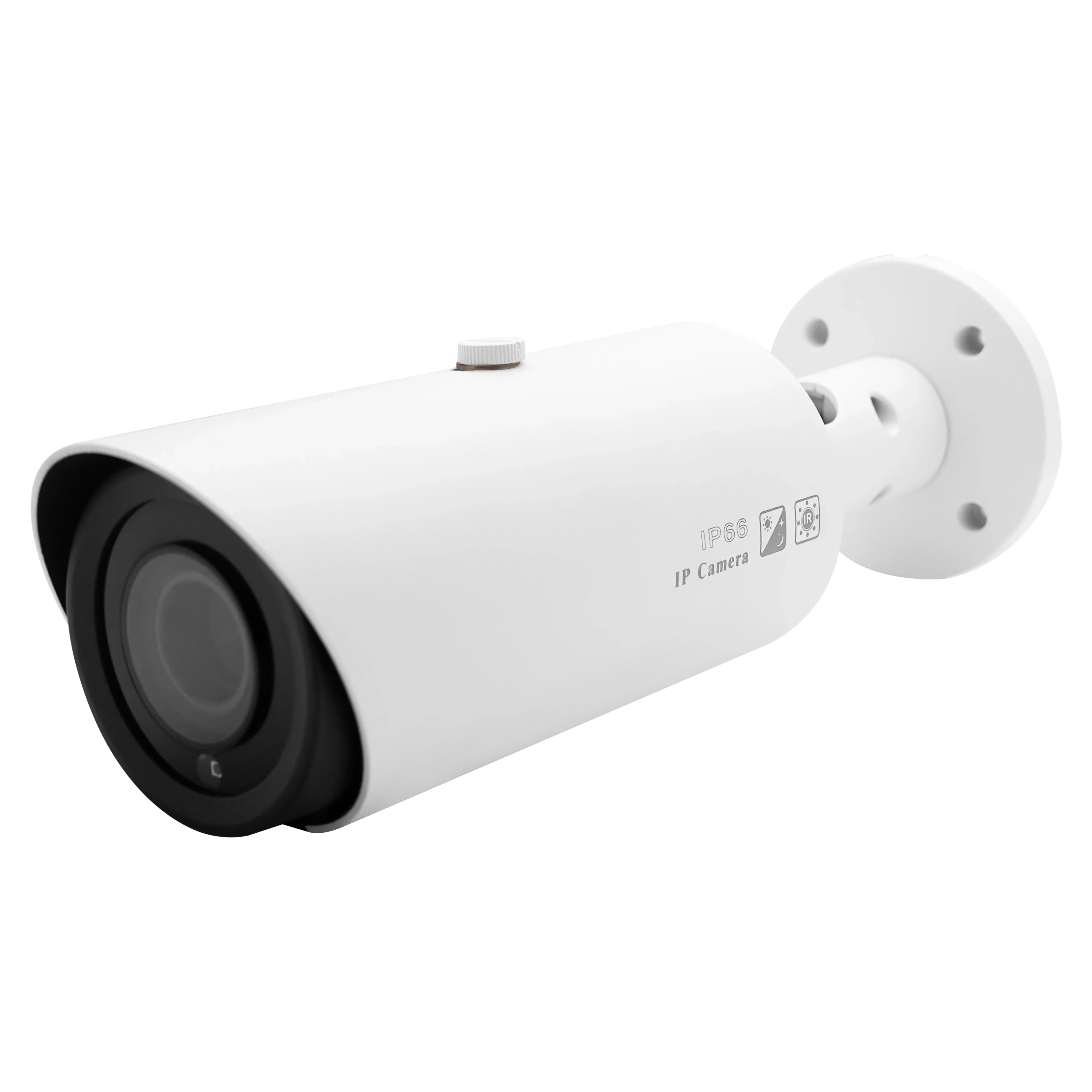 2026 8MP 4K 30 FPS Outdoor Bullet Motorized Lens Metal Waterproof with Audio 5X Zoom IR Night Vision Human&Vehicle CCTV Camera