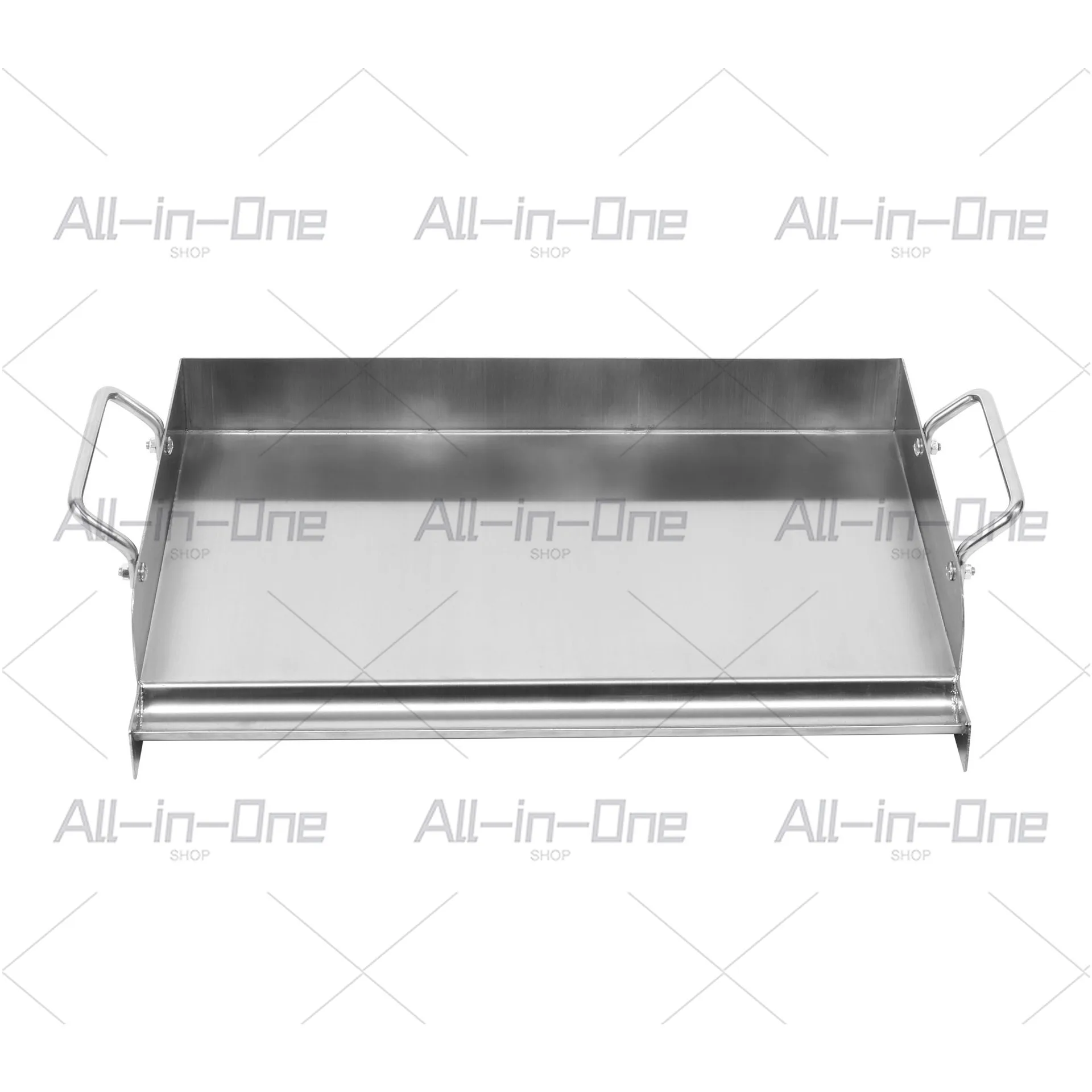 Stainless Steel 430 Commercial Electric Grill Plate Teppanyaki Steak with Handle Stall Barbecue Cart Electric Grill Plate