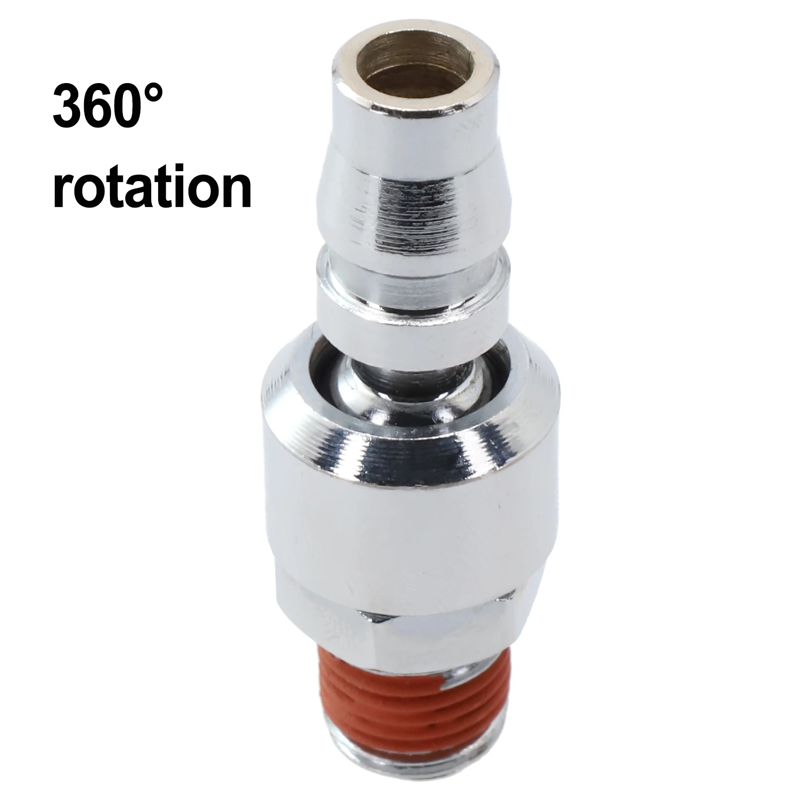 1pc 1/4 Inch Pneumatic Quick Joint 20PM Male Connector Air Compressor 360 Degree Rotary For Air Hose Fittings