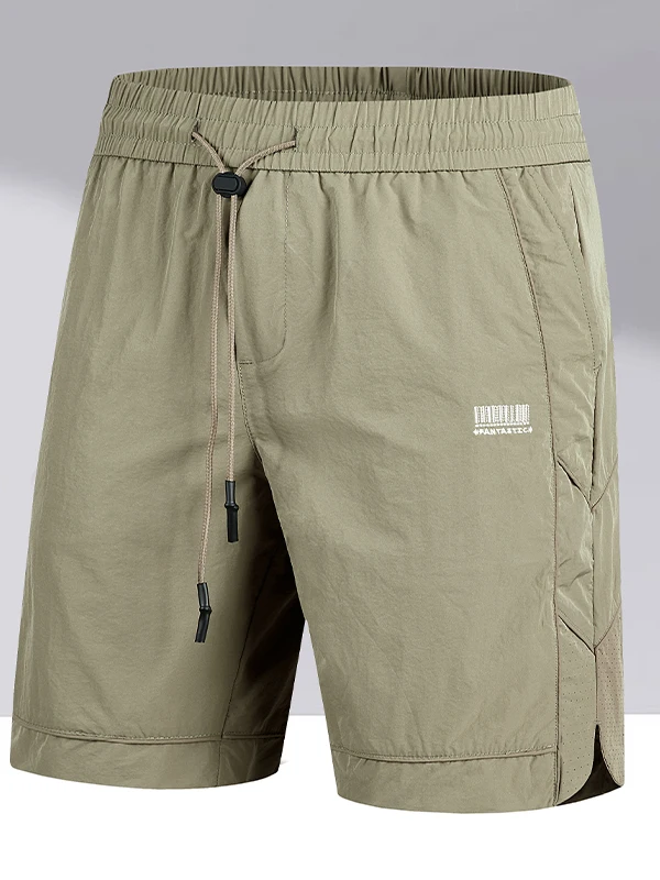 

Trendy Men's Workwear orts Summer Thin Loose Casual Mid-Length Qui-Dry Sport Five-Quarter Pants Straight Leg Loose Fit