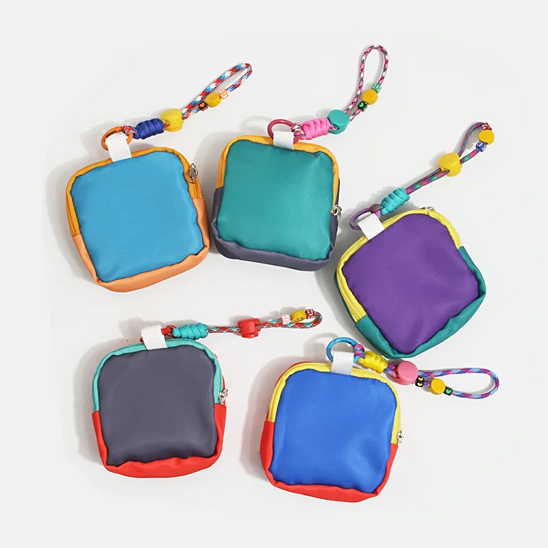 Creative Cartoon Coin Purse Portable  Hanging Bag Universal Mobile Phone Case Convenient Anti-Loss Keychain for Men And W...