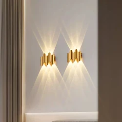 Applique murale imperméable pour la décoration de la maison, éclairage d'extérieur lumineux de haut en bas, éclairage de jardin, éclairage de fond de télévision, LP-352