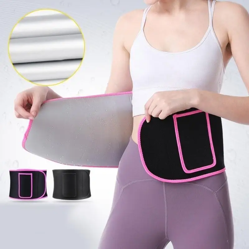   Sports Sweatband Fitness Slimming Belt for Running Fat Burning Yoga Waist Restraint Belt Enhances Comfort and Support