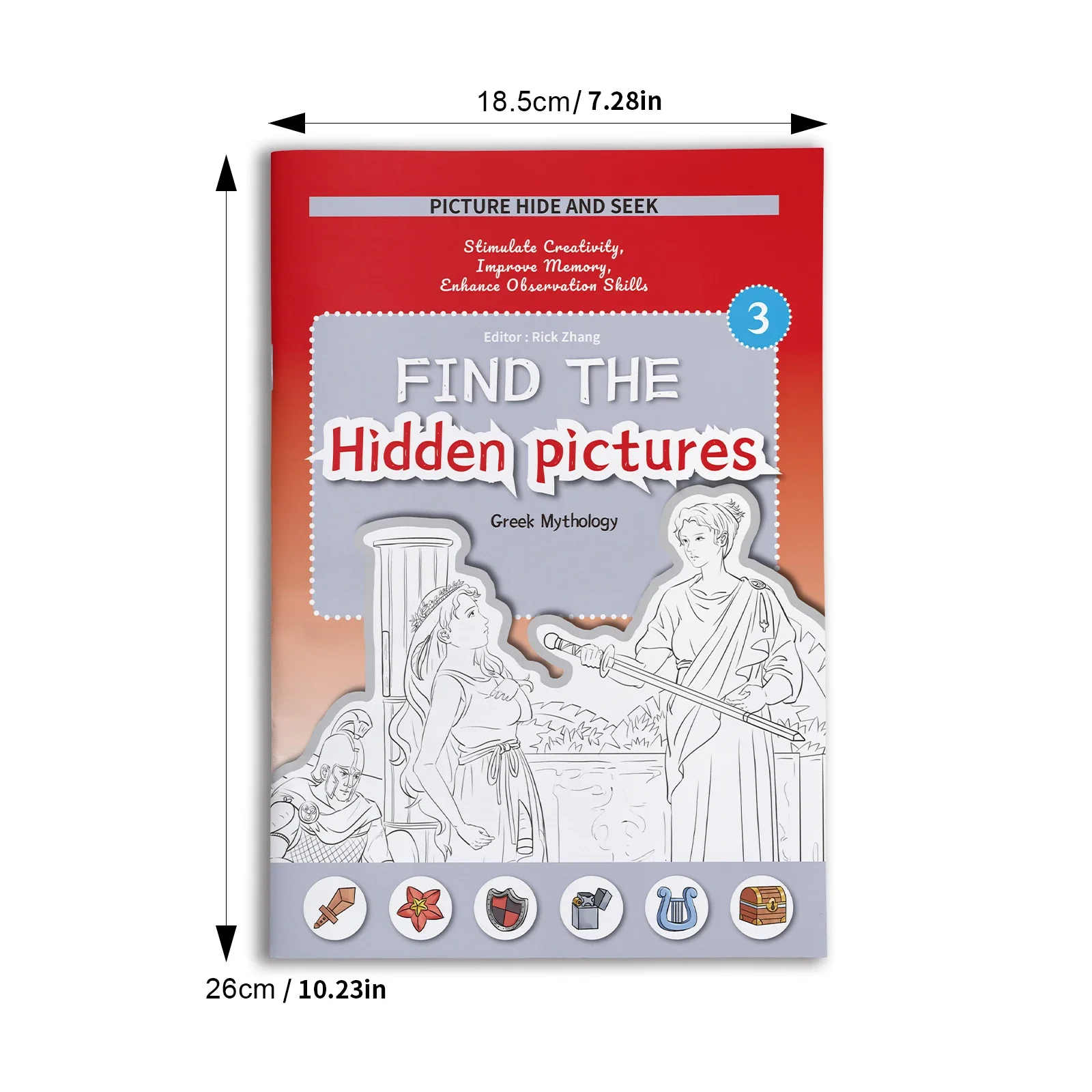 Hide and Seek Challenge Book - Concentration Training and Visual Puzzles for 3-12 Year Olds