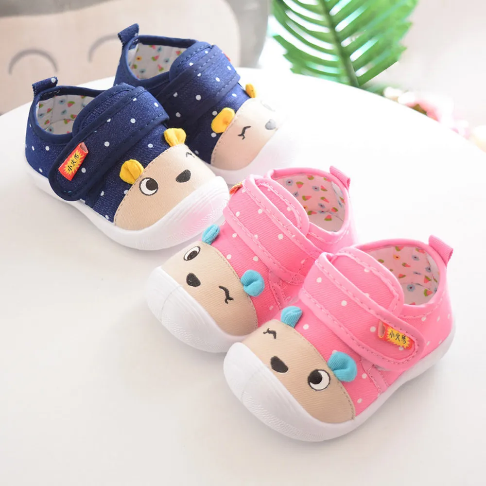 Cartoon Sole Girls New Breathable Warm Baby Shoes Tennis Shoes for Girls Rite Shoes Size 5 Shoes for Baby Girls Girls Shies