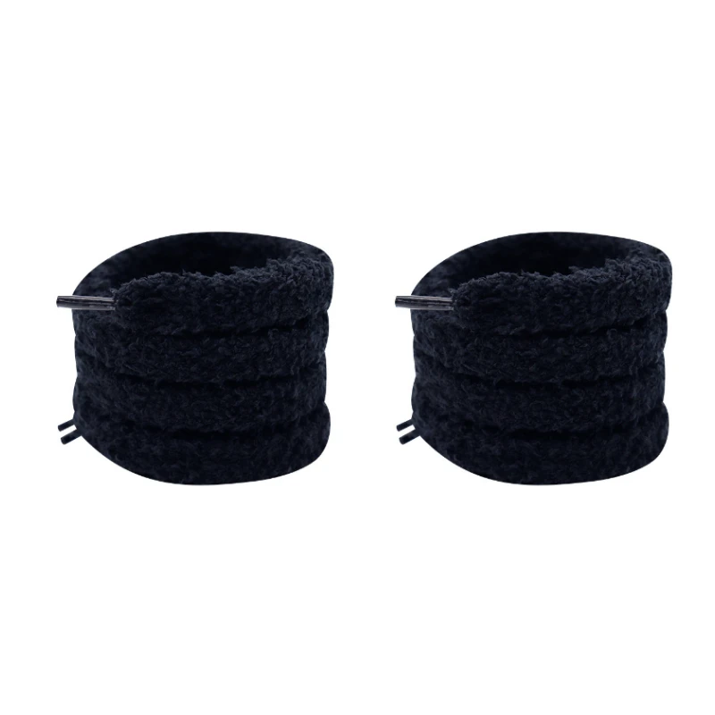 Weiche, flauschige Schnürsenkel, 15 mm breit, flache Plüsch-Frottee-Schnürsenkel für Damen-Freizeitschuhe, bequemer Schnürsenkel-Ersatz – Detail 15