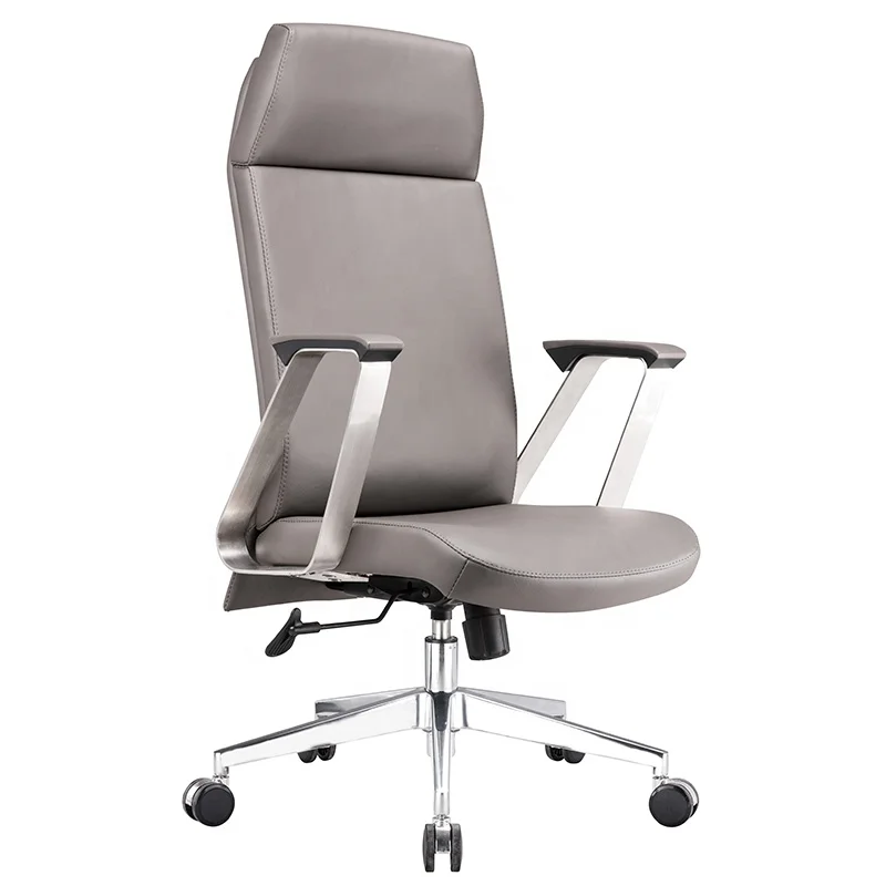 ✗x Aluminium Base Armrest High-end High Quality Synthetic Leather Office Chair Tilt  Adjustable  Ergonomic Computer Chair&
