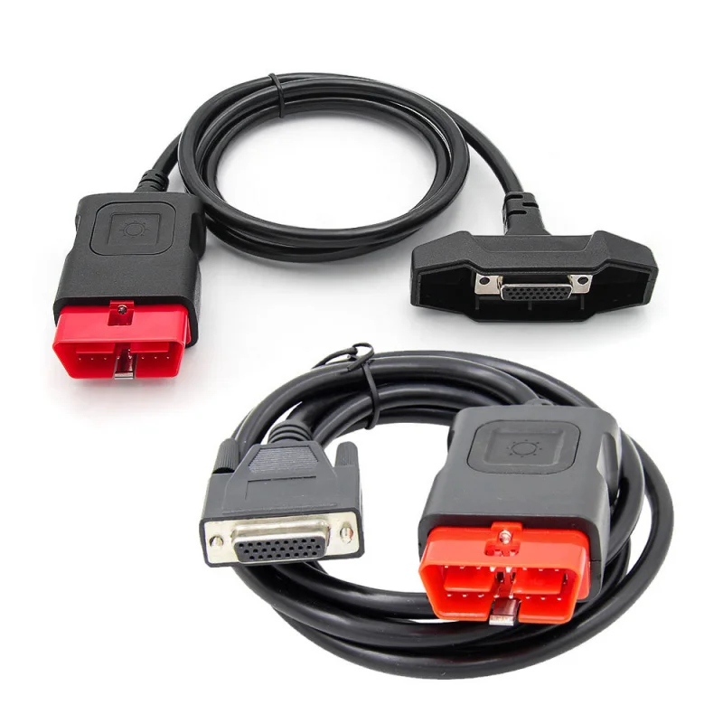 10 pieces OBDII Main Cable with LED Light, Compatible with D-S-150-e & Multidiag V-D-150