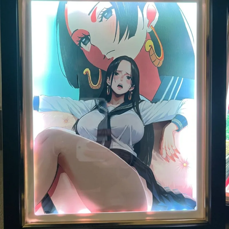 

Боа Хэнкок 3D фоторамка живопись ночник креативные украшения украшения цельная бумажная скульптура аниме периферийные устройства