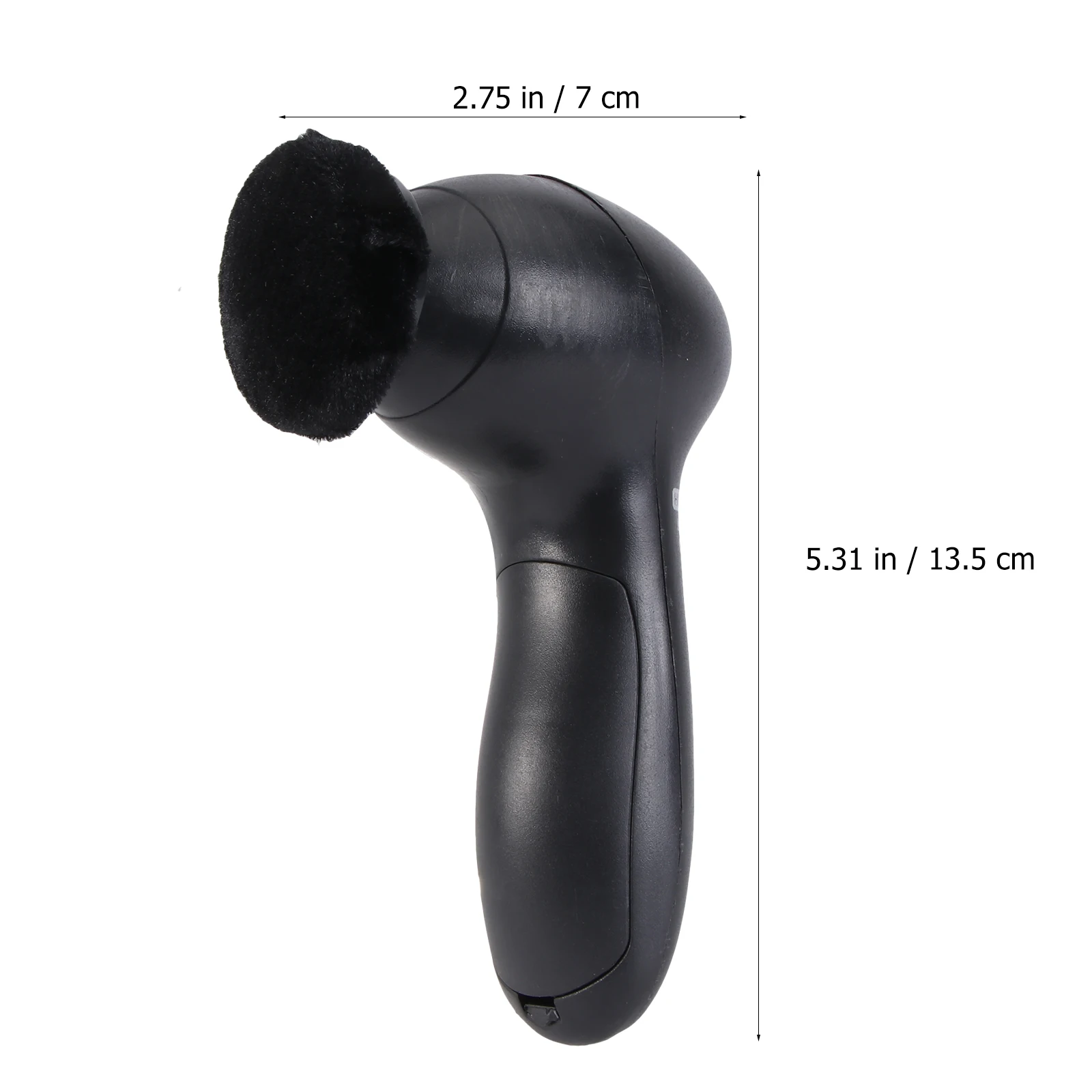 

1PC Electric Shoe Brush Cleaner Kit 4 Replacement Brushes Black ABS Shoes Sofa Car Coat Cleaning Polishing Tool