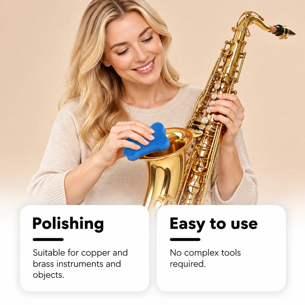 Copper Metal Polishing Paste Revive Dull Brass Surface Musical Instruments Clean Oxidation  Antique Copper Tarnish Remover Cream